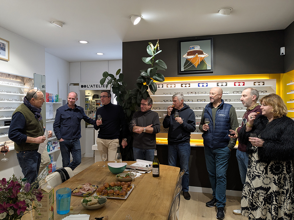 Le Club Partenaires commence lannée joyeusement chez Médoc optique